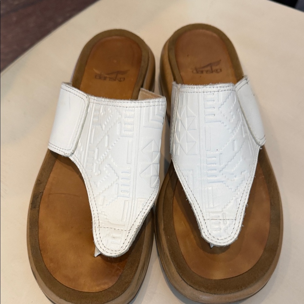 Dansko Tan Embossed Footwear